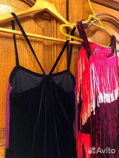 Платья с бахромой. Костюм для танцев, шоу