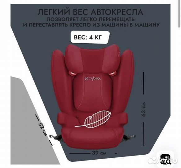 Автокресло Cybex Solution B-Fix/15-36 кг