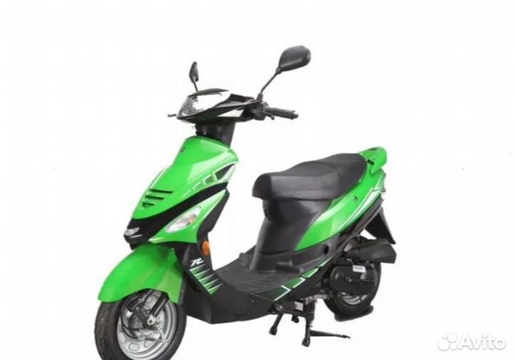 Скутер racer RC50QT-3 meteorb зелёный