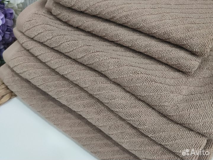 Набор махровых полотенец 6 шт