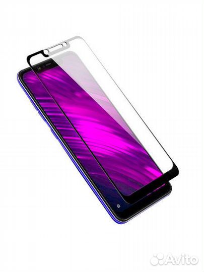 Защитное стекло 9D Huawei View 20 (черный)