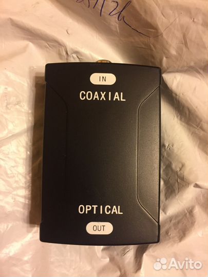 Аудио конвертер сигнала с coaxial в optical