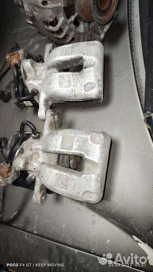 VW passat b6, Зад. Торм. Суппорта взборе с моторч