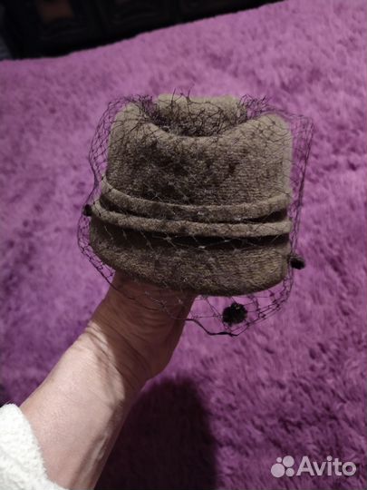 Шляпа женская фетровая