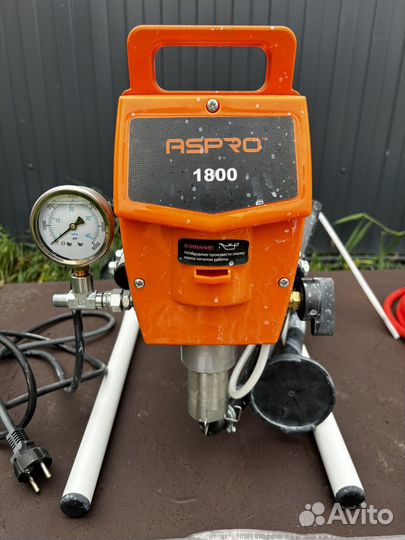 Окрасочный аппарат aspro 1800 безвоздушный