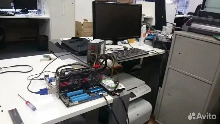 Ремонт компьютеров и ноутбуков, ремонт телевизоров