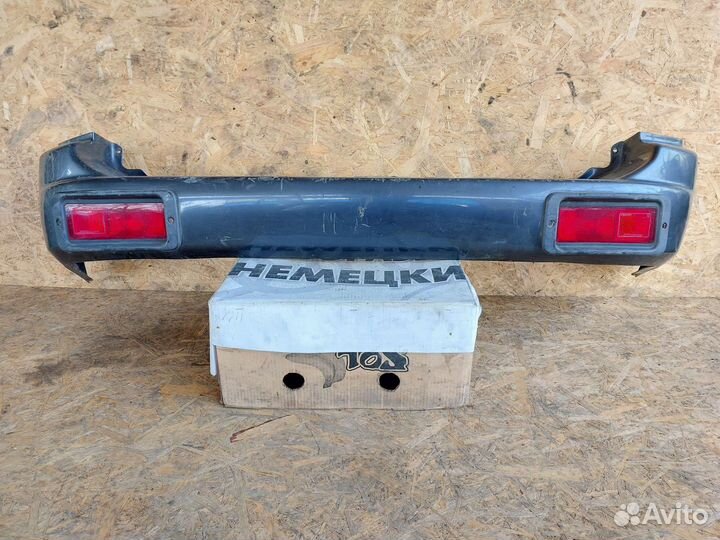 Бампер задний Mitsubishi Pajero Sport 1 до рест