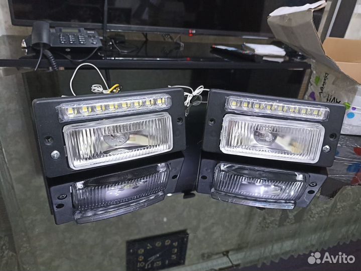 Противотуманки 2/1 диодные на ваз 2109-2115 тюнинг