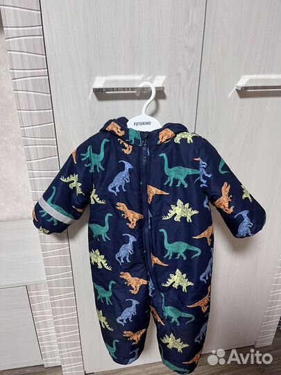 Детский зимний комбинезон 80 для мальчика