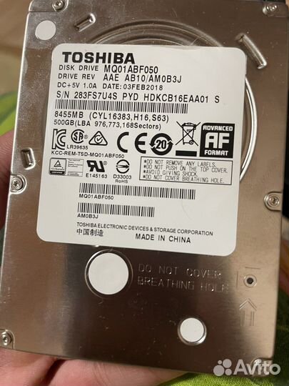 Жесткий диск hdd 500 gb