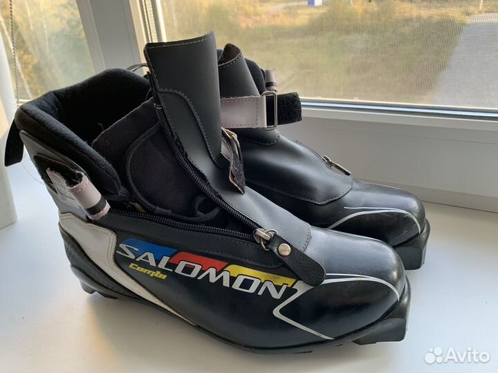 Лыжи tisa, ботинки spine, salomon