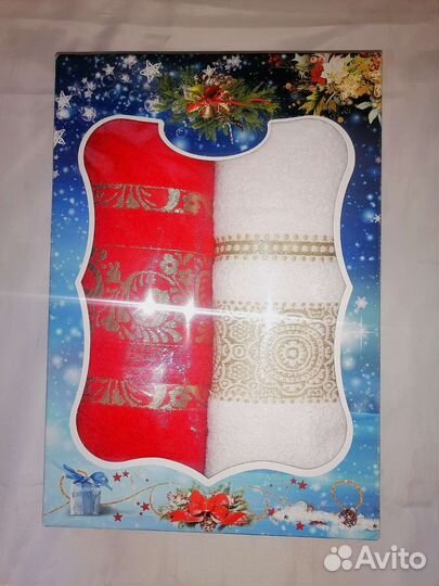 Махровые полотенца, подарки на нг, кухонный набор