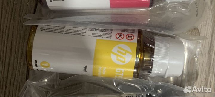 Печатающая головка и желтые чернила