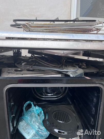 Газовая печь с электрической духовкой