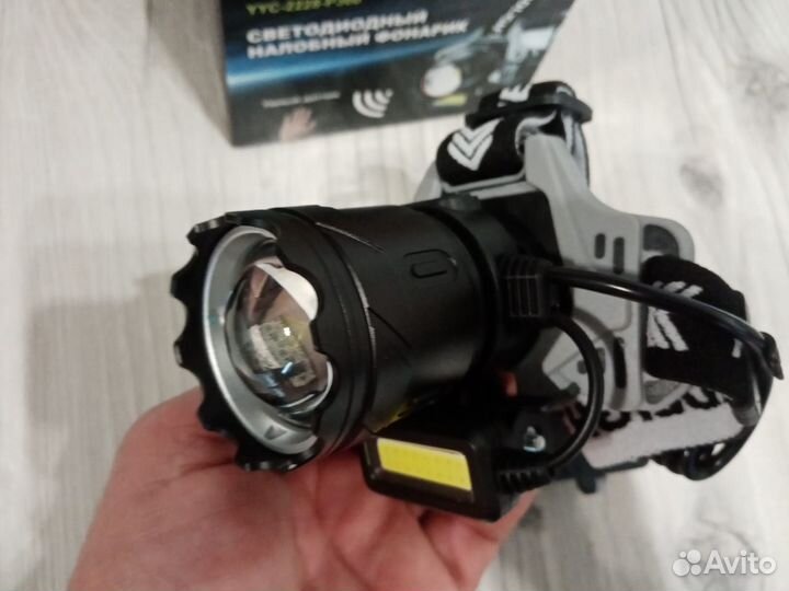 Мощный налобный фонарь