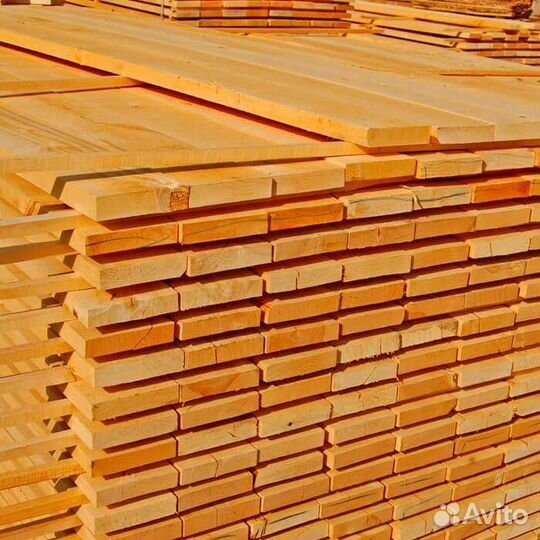 Доска обрезная 100*200*6 лиственница