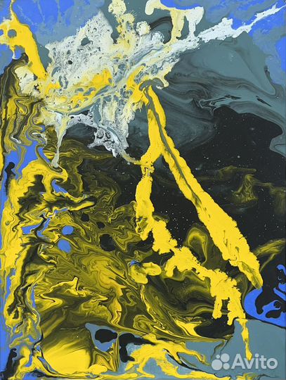 Картина акрилом на холсте