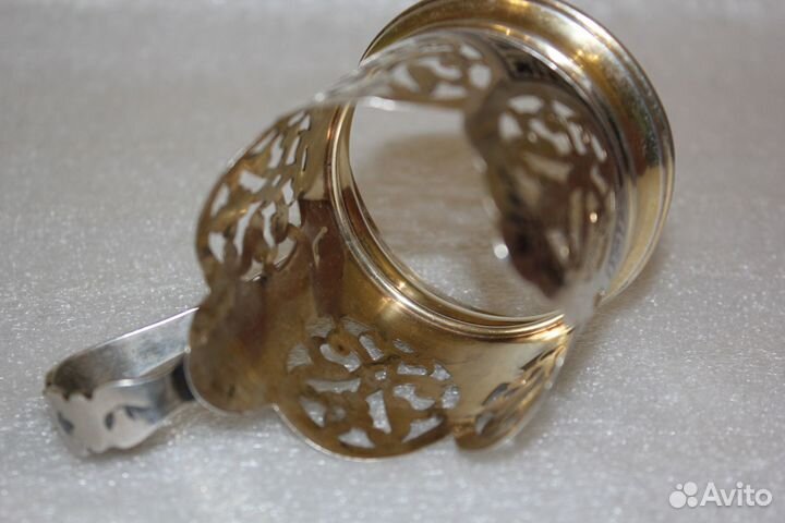 Подстаканник, серебро 875 проба