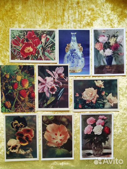 Советские Открытки 8 Марта Поздравляю СССР Чистые