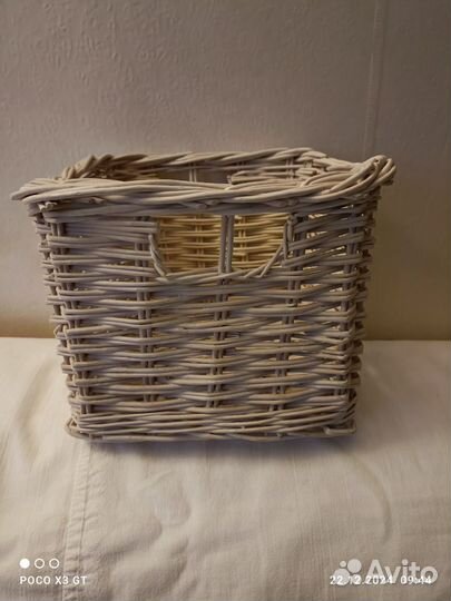 Корзина плетеная IKEA для хранения