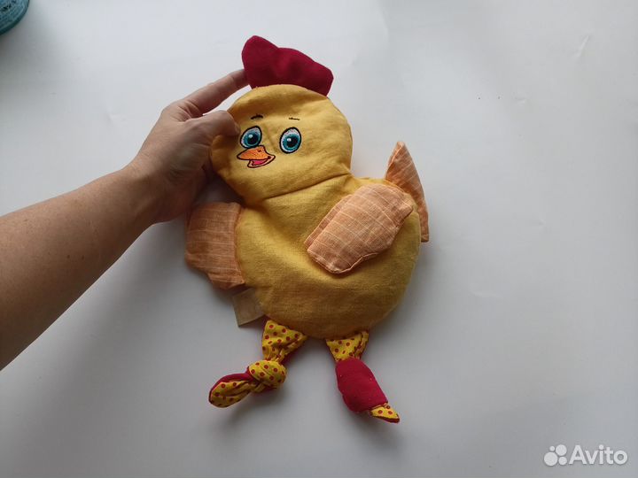 Мякиш игрушка с вишневыми косточками 23 см