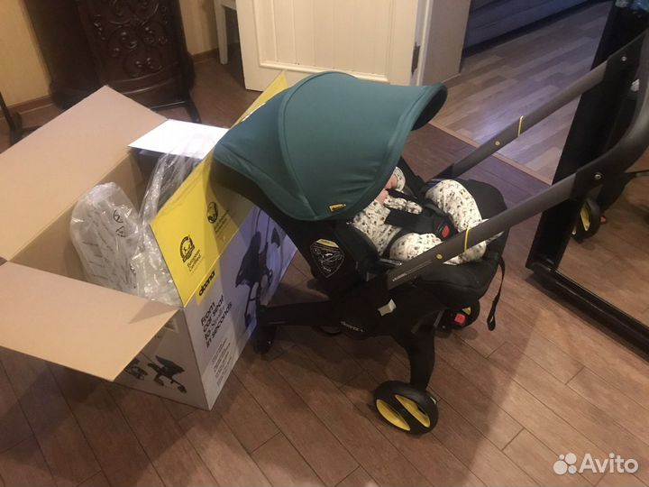 Коляска люлька и автокресло дуна
