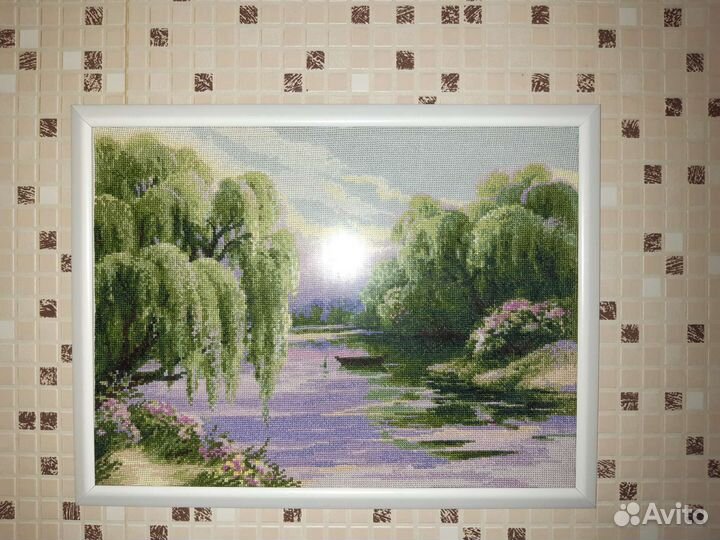 Готовая работа, вышивка крестом