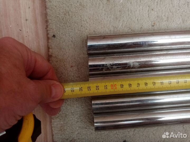 Комплект труб хромированных 25мм