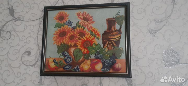 Картина вышитая крестом