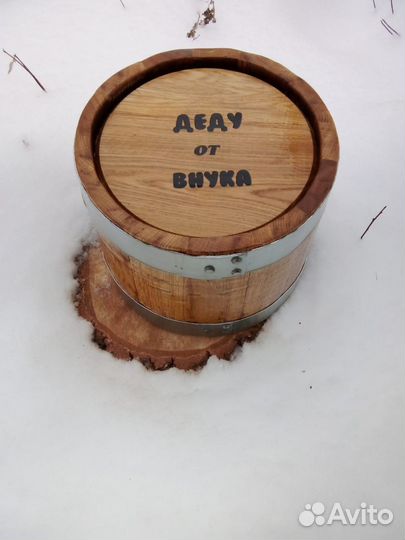 Бочка дубовая 5 литров