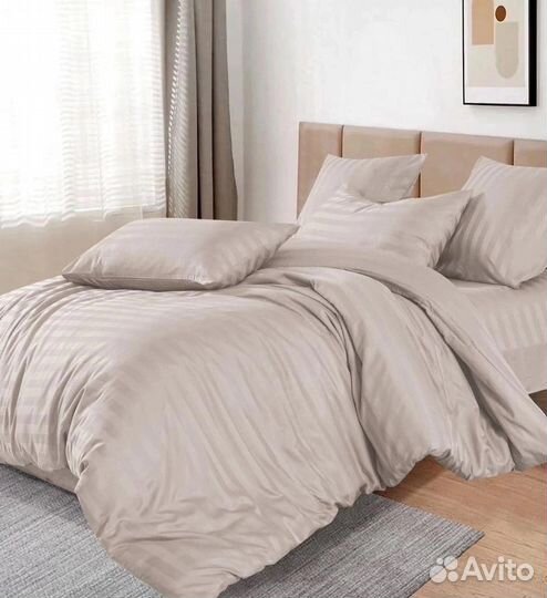 Постельное белье страйп сатин