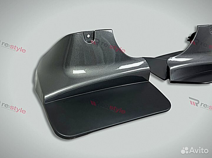 Брызговики Prado 120 Темный металл