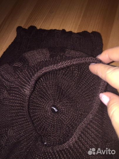 Комплект берет и шарф