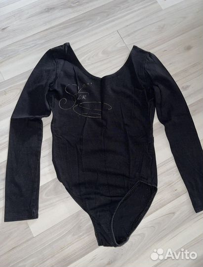 Купальник гимнастический для девочки, чешки