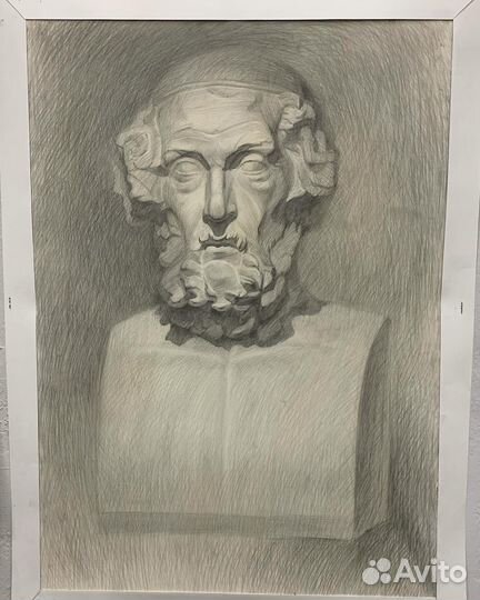 Академический рисунок головы