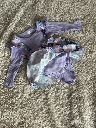 Платье-боди для девочки