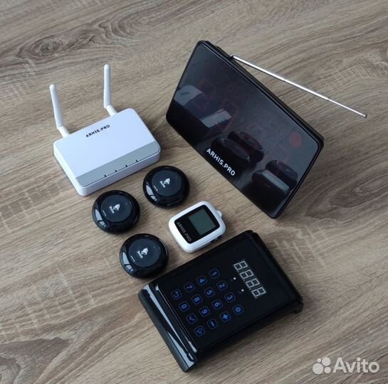 Кнопка вызова официанта модель Премиум, комплект