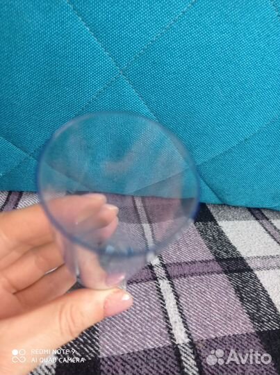 Бокал цветное стекло СССР