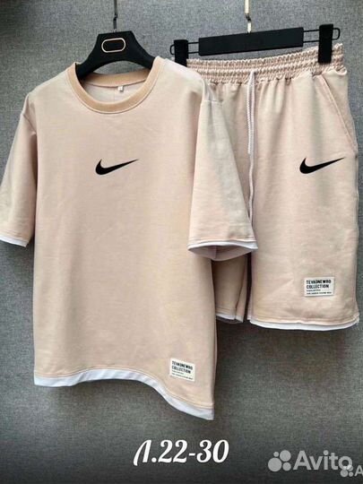 Спортивный костюм мужской nike шорты футболка