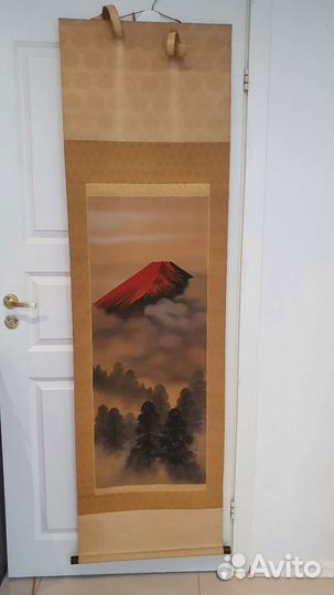 Японские живописные свитки,винтаж,листайте