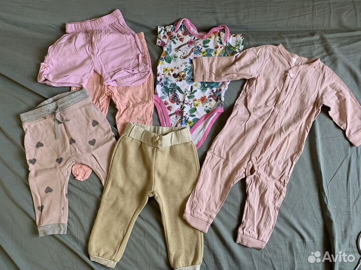 Вещи на девочку пакетом 68-74