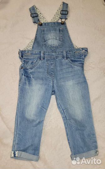 Джинсовый комбинезон для девочки