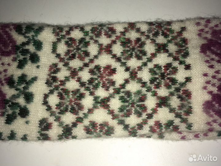 Шерстяные носки-гольфы