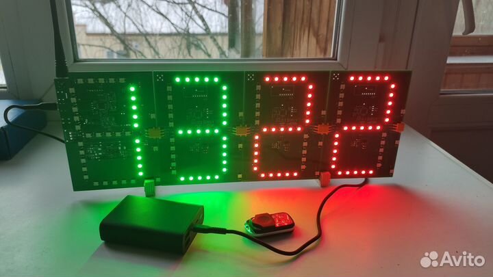 Складное светодиодное радиоуправляемое табло