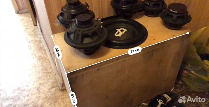 Сабвуфер deaf bounce 412 d2