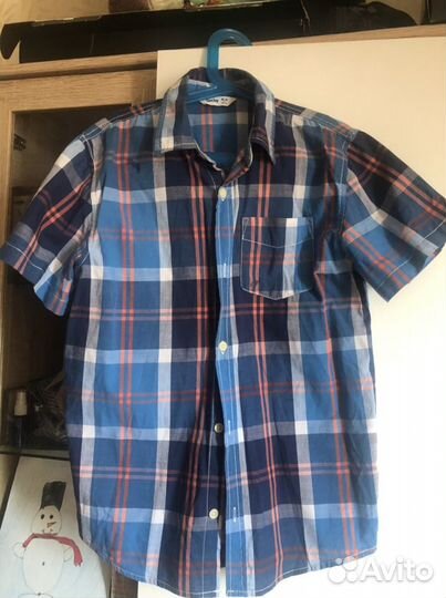 Рубашки летние на подростка, 146-158