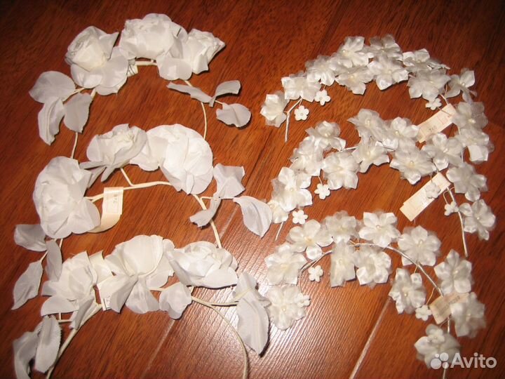 Украшения на голову, цветы