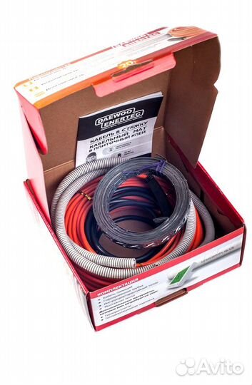 Двухжильный кабельный тёплый пол daewoo enertec