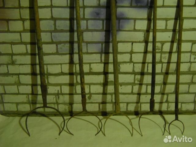 Ухваты старинные для чугунков, 20 штук