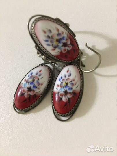 Серьги кольцо СССР